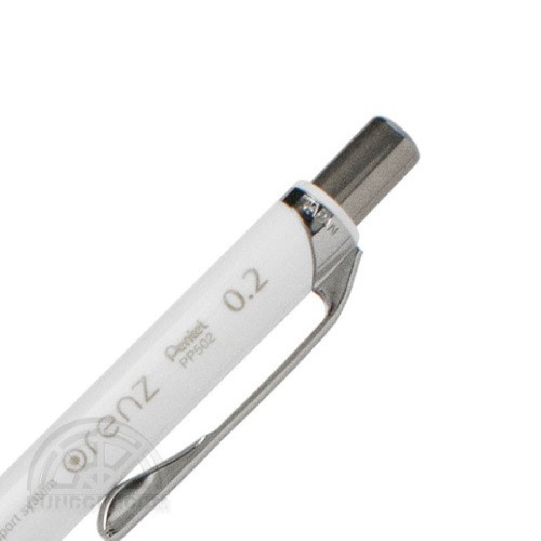 Pentel Orenz 0.2mm White mechanical pencil PP502W