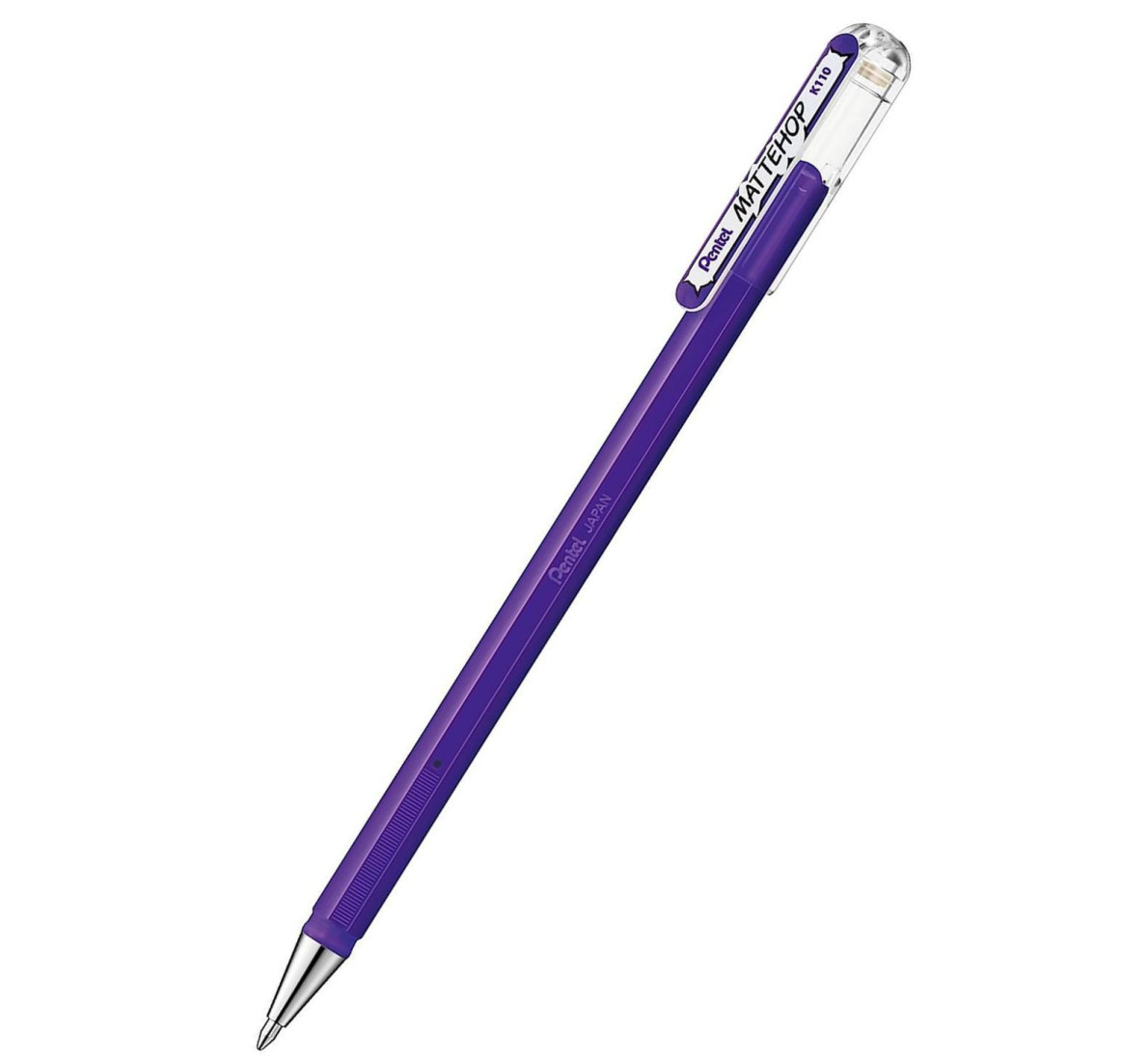 Στυλό Gel Purple 1.0mm Mattehop K110 Pentel