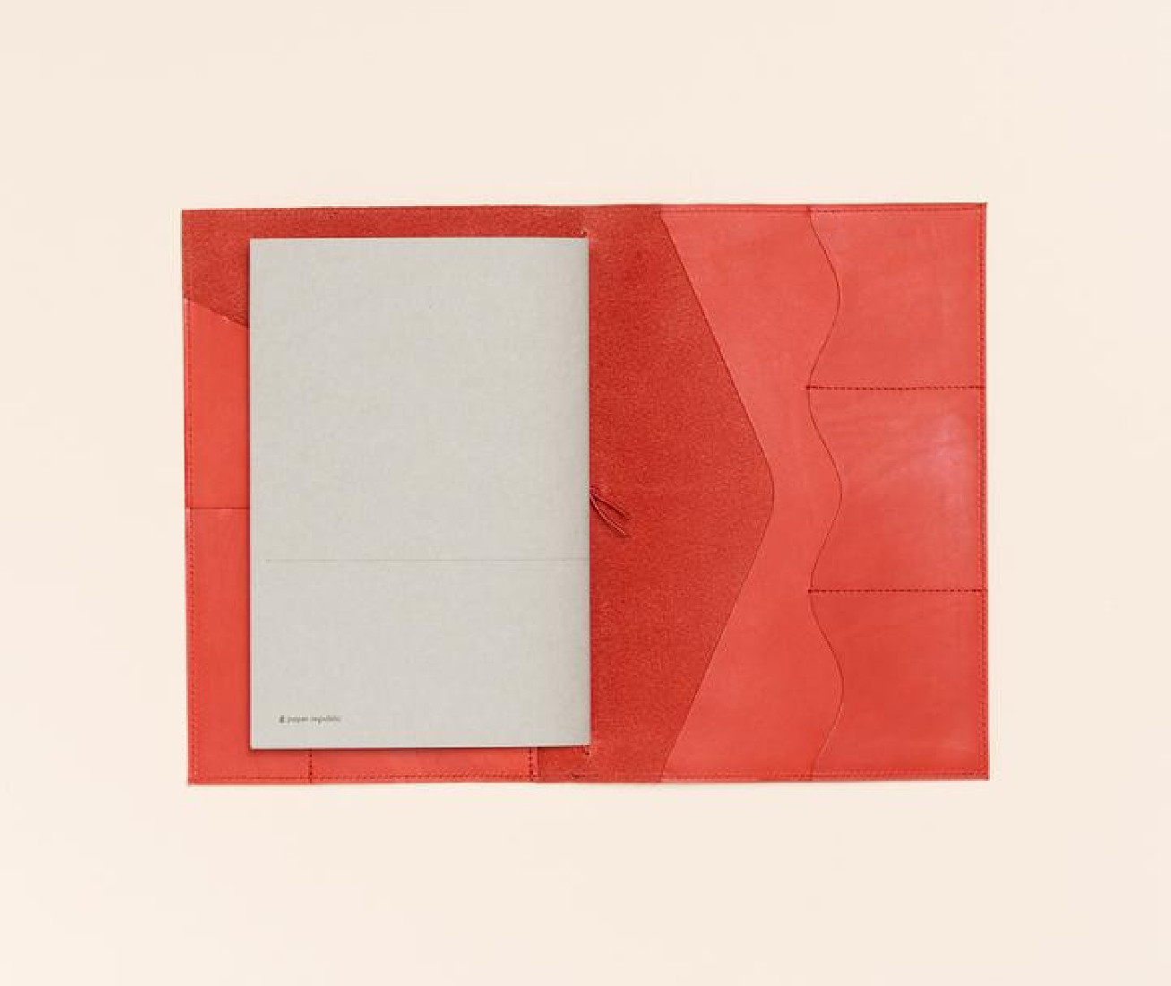 Paper Republic A5 Leather Portfolio Red