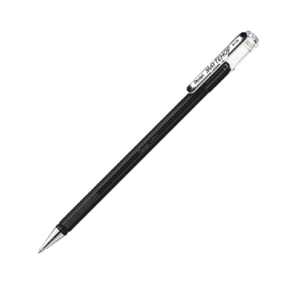 Στυλό Gel Black 1.0mm Mattehop K110 Pentel