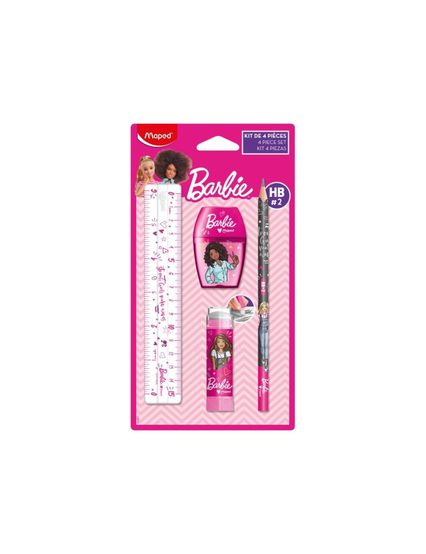 Maped σετ 4 τεμαχίων  Barbie 981867
