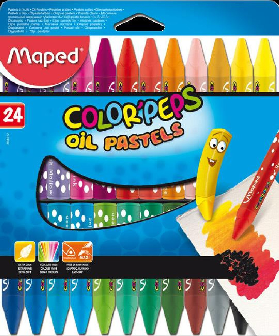 Λαδοπαστέλ 24 τεμαχίων  Colorpeps  Maped 864012