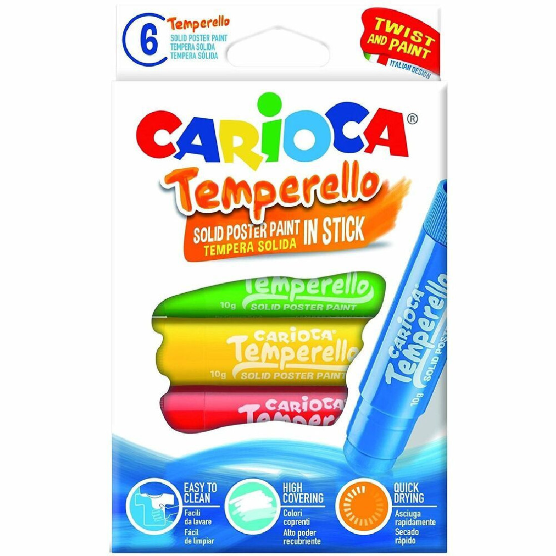 Μαρκαδόροι  temperello 6τεμ. 42739 Carioca