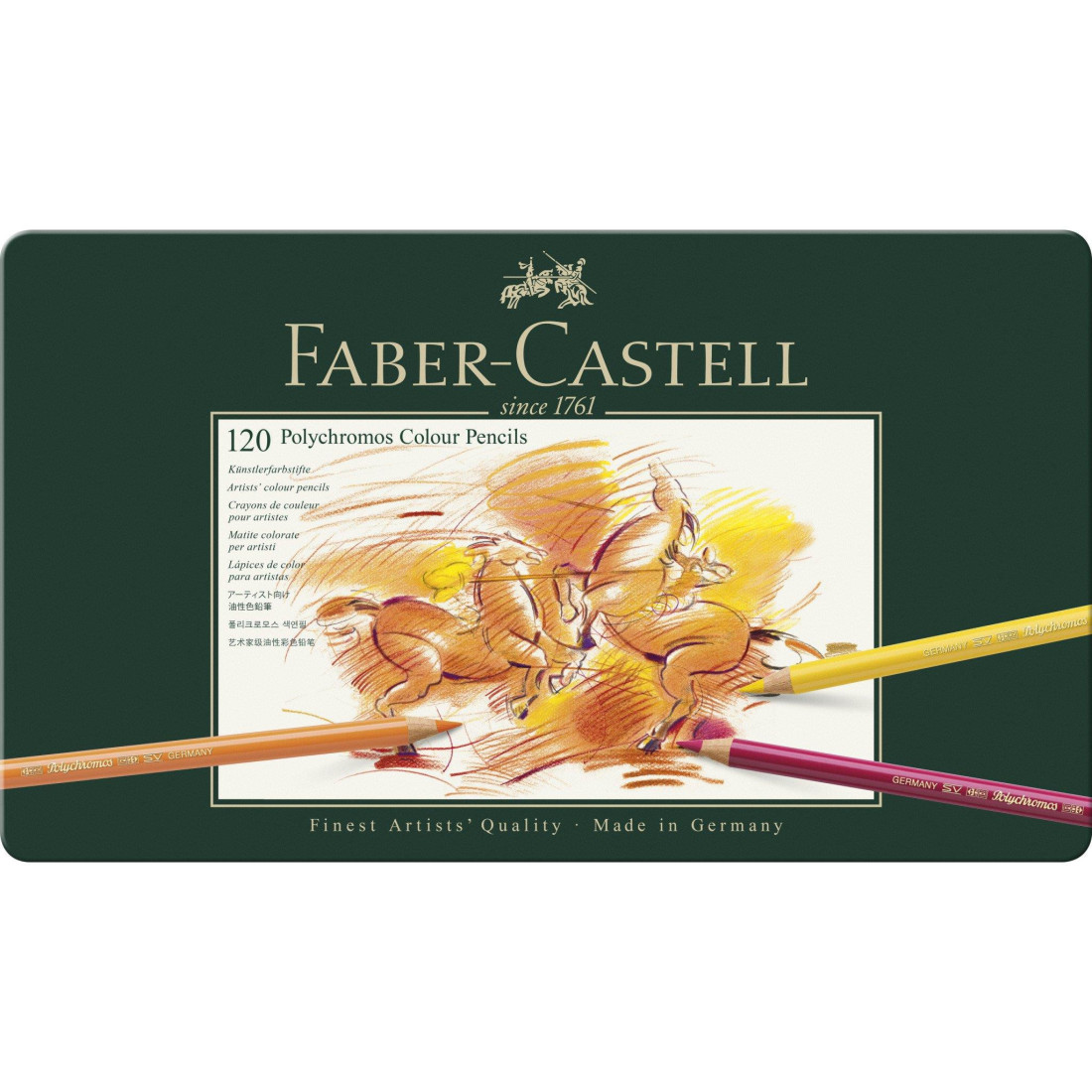 Faber Castell Set of 120 colour pencils Polychromos 110011