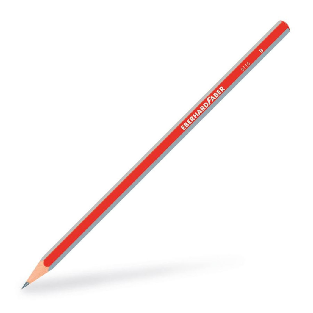 Μολύβι γραφής ΗΒ  κόκκινο ριγέ  511600 Eberhard Faber