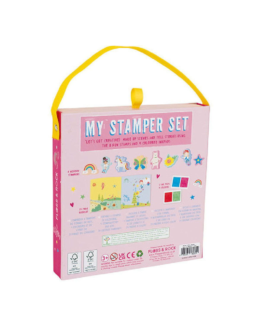 My Stamper Set Rainbow Fairy 48P6031 Floss & Rock (Σετ σφραγίδες)