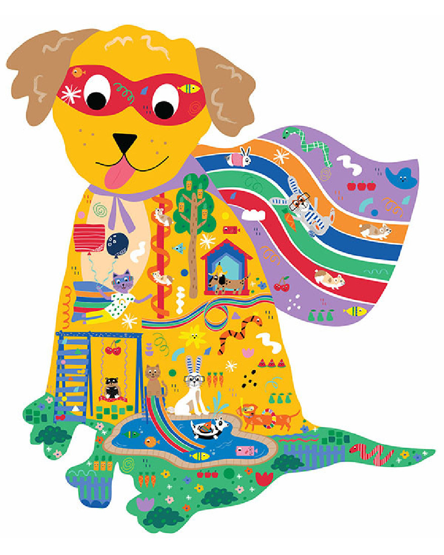 Puzzle 40τμχ. Pets 47P5976 Floss & Rock