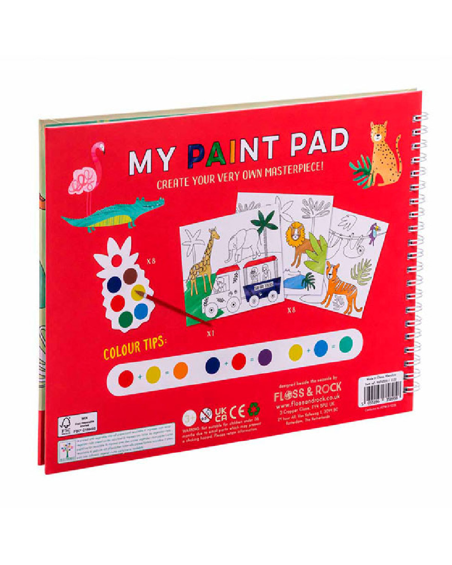 My paint pad Jungle 46P6556 Floss & Rock (Μπλοκ ζωγραφικής)