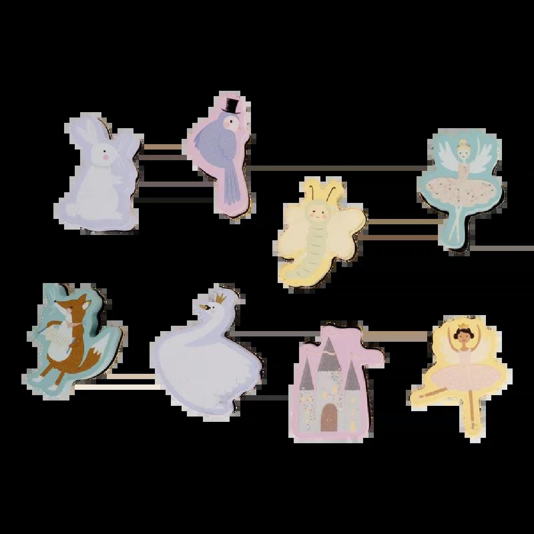 My Stamper Set Swan Lake 48P6032 Floss & Rock (Σετ σφραγίδες)