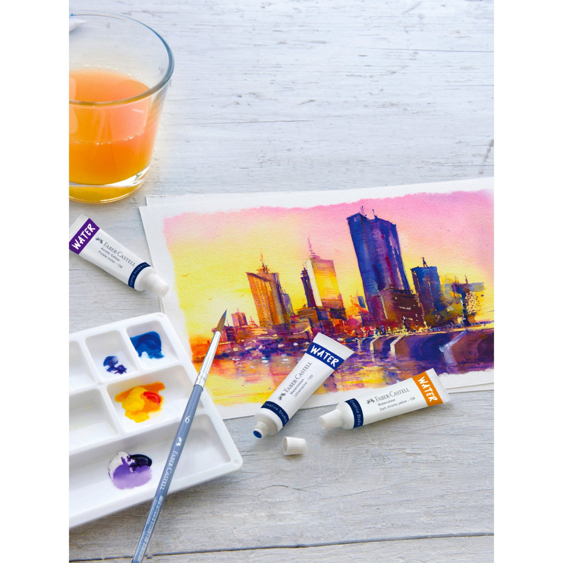 Faber Castell Watercolours box of 24, 169624