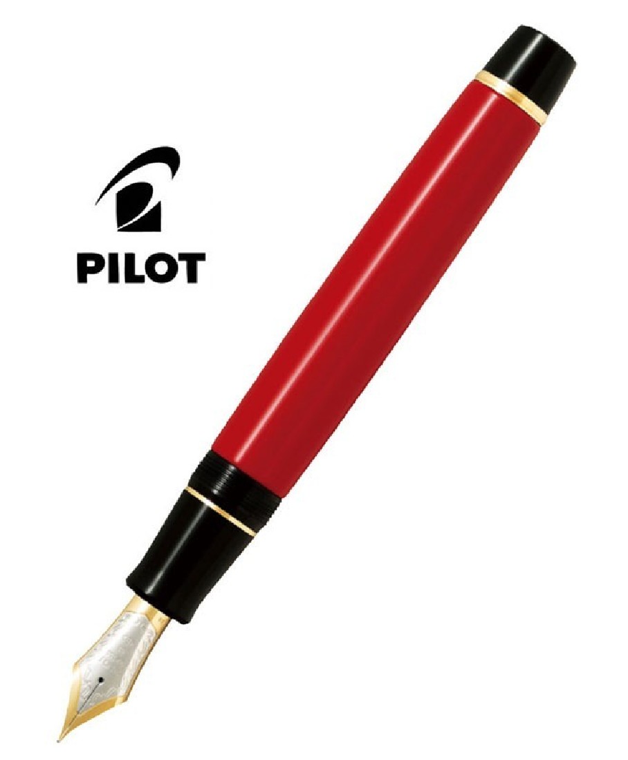 Pilot Custom Urushi Vermillion Lacquer, Fountain Pen  FKV-88SR-R.