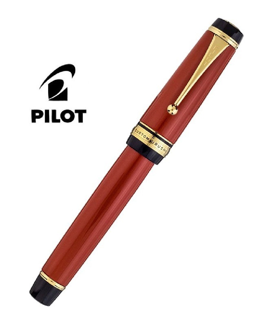 Pilot Custom Urushi Vermillion Lacquer, Fountain Pen  FKV-88SR-R.