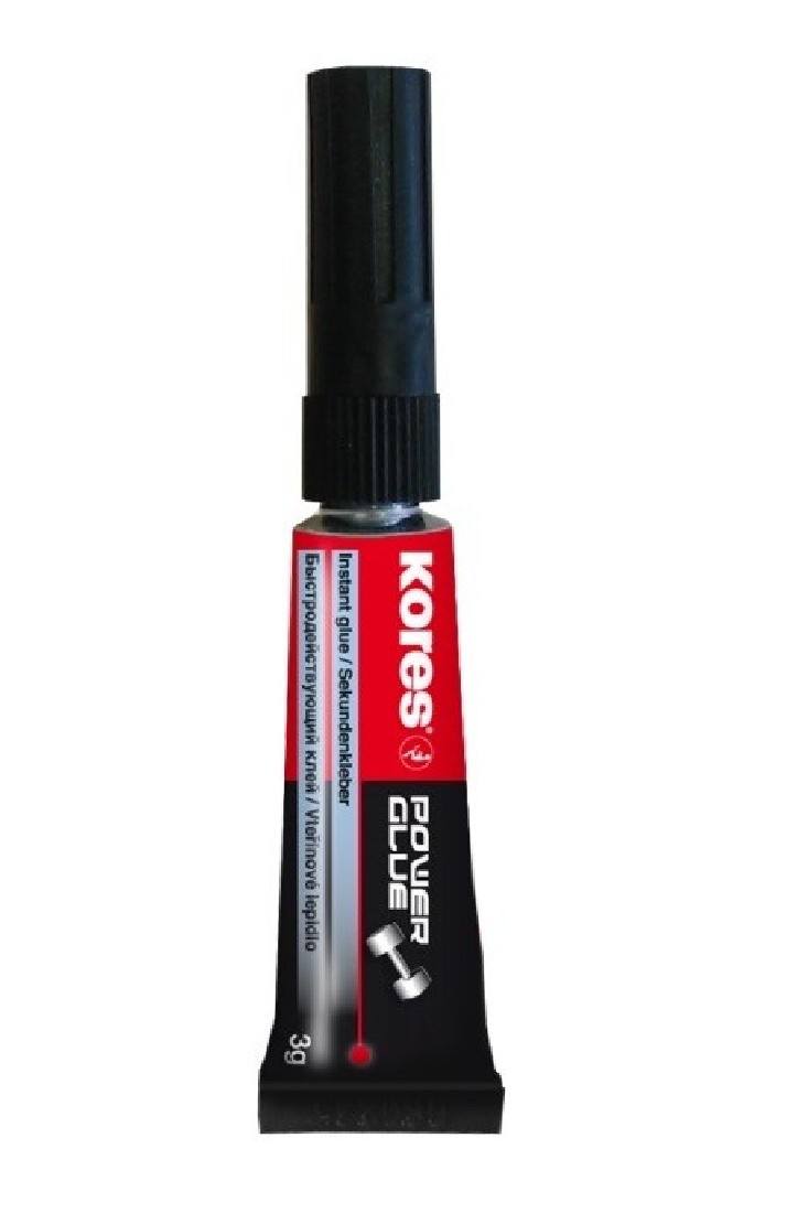Kόλλα Στιγμής υγρή σε Blister Power Glue 3gr 26312 Kores