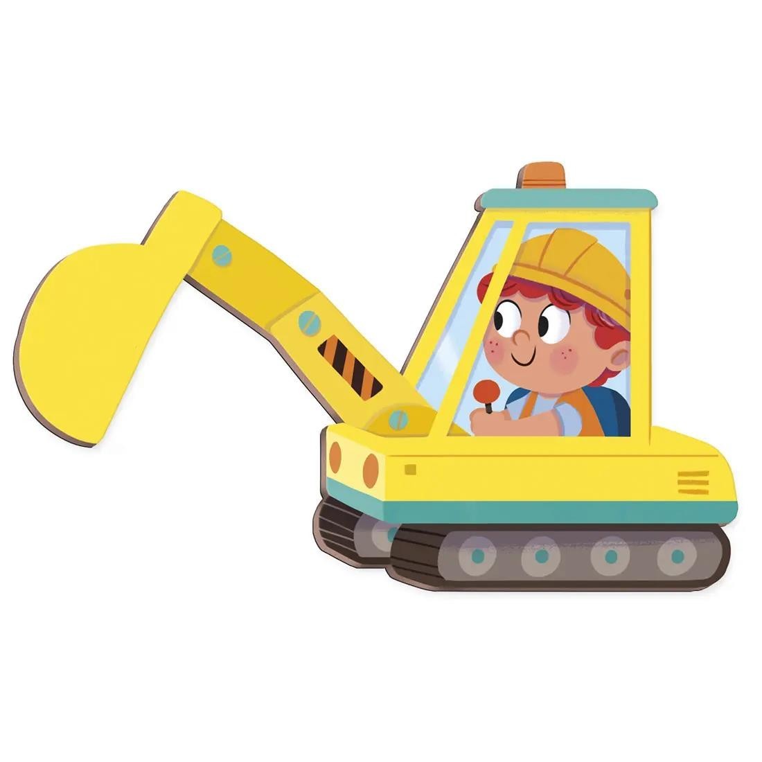 Μαγνητικό παιχνίδι Magneti stories Εργοτάξιο 05454 Janod