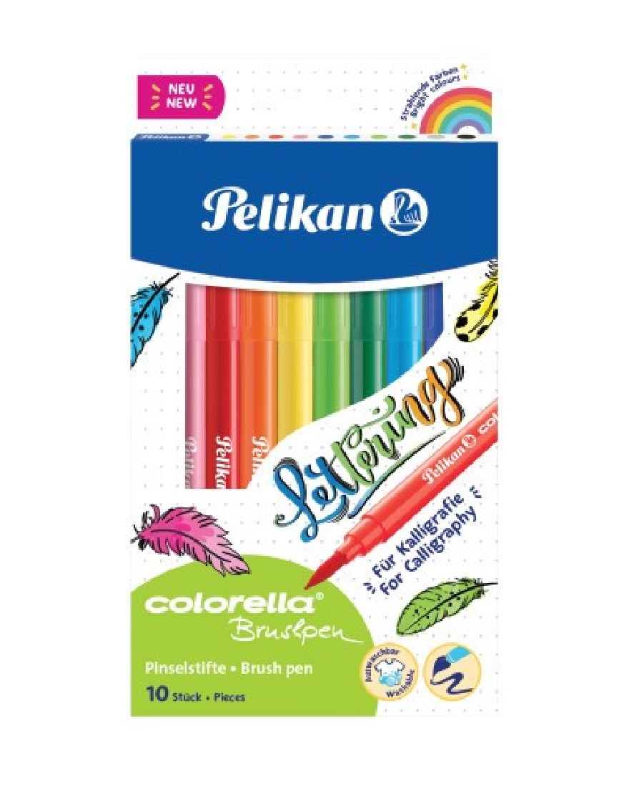 Pelikan Πινελομαρκαδόροι Σχολικοί 10 Χρωμάτων Colorella 814577