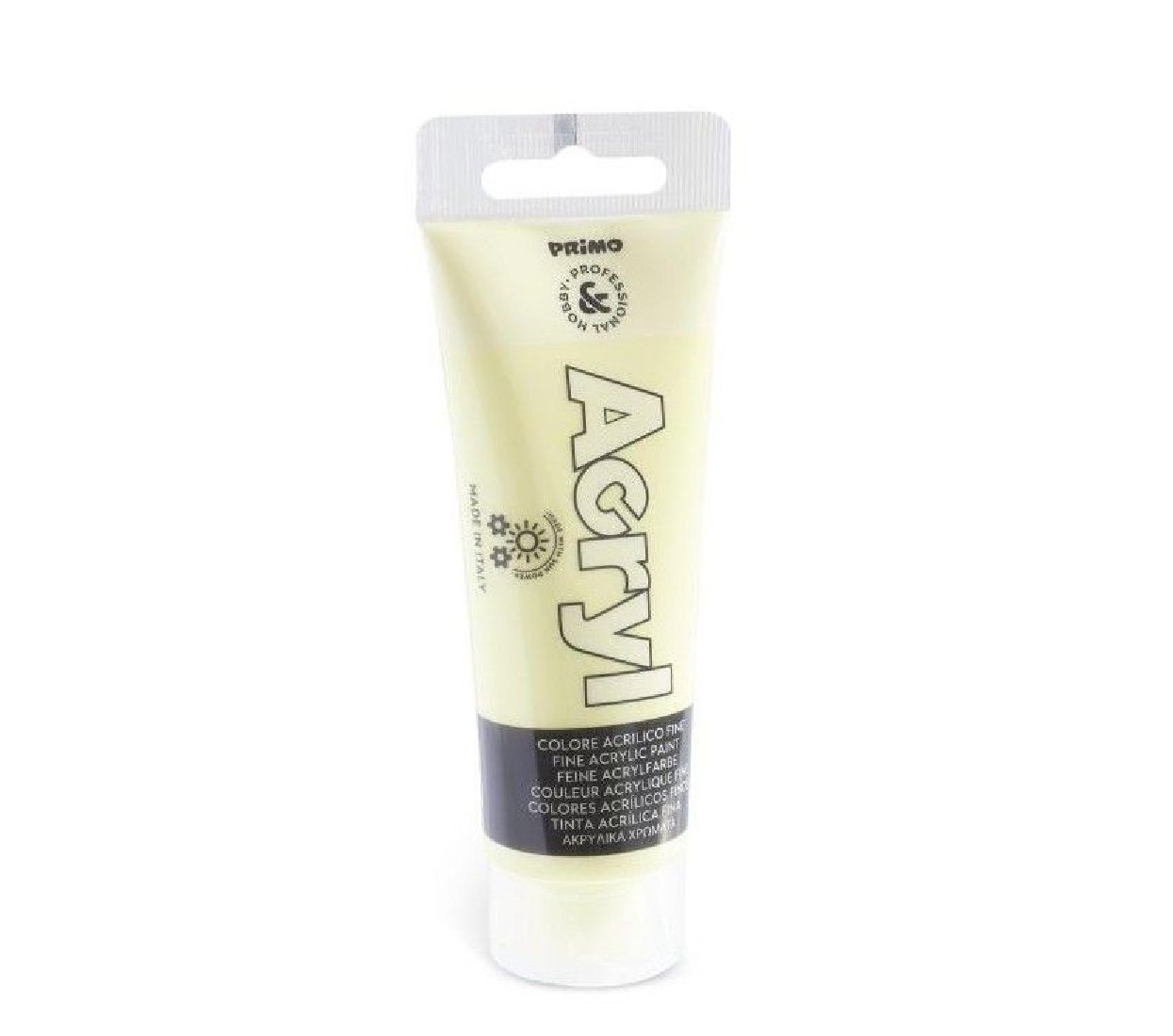 Ακρυλικό χρώμα σε σωληνάριο Pastel Yellow Lemon 75 ml 212 Primo