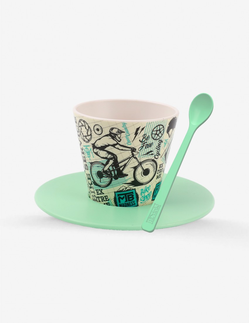 Κούπα R-Pet Cup+Spoon 90 ml Bike ID5220  iDrink
