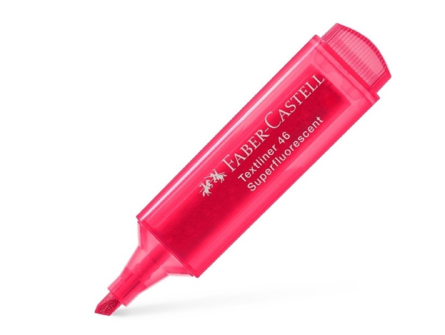 Μαρκαδόρος Υπογράμμισης Fluo Red 154621 Faber Castell