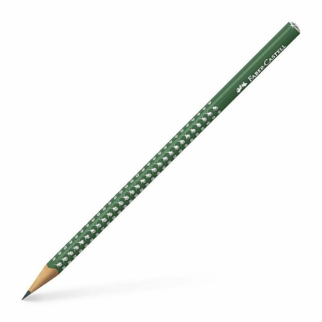 Μολύβι grip sparkle forest green 118239 Faber Castell