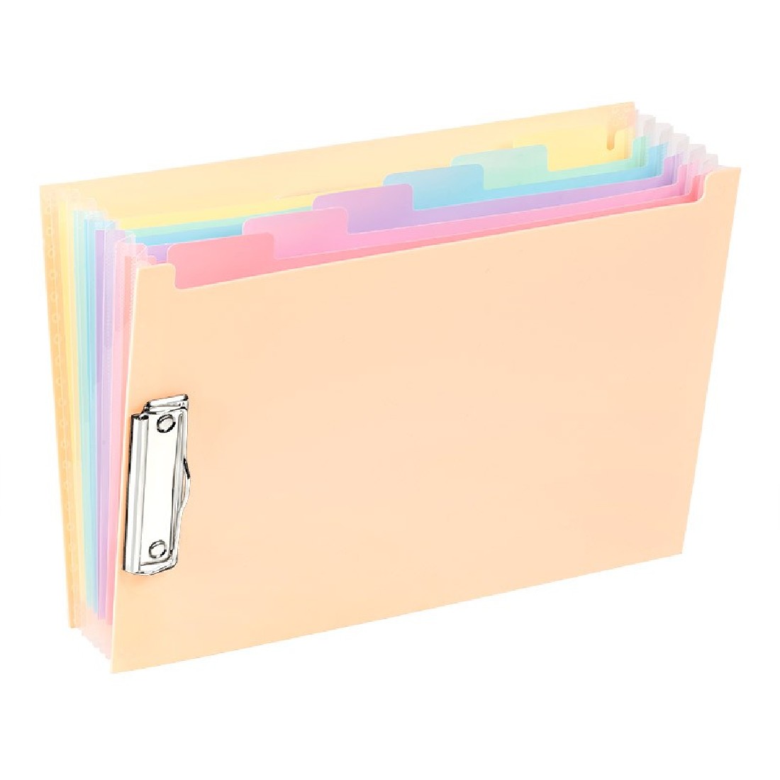 Πιάστρα-Ντοσιέ Φυσαρμόνικα 6 θέσεων Rainbow Pastel Α4 999115 VIQUEL