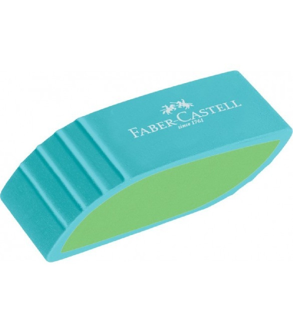 Γόμα Bicolor Pink/N.Blue/Turqoise 183049 Faber Castell