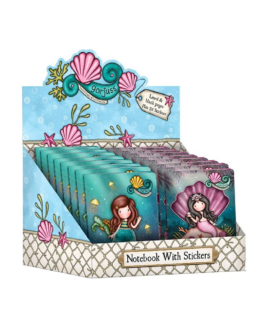 Σημειωματάριο με αυτοκόλλητα Deep Secrets (Making Waves) 947GJ05 Santoro Gorjuss