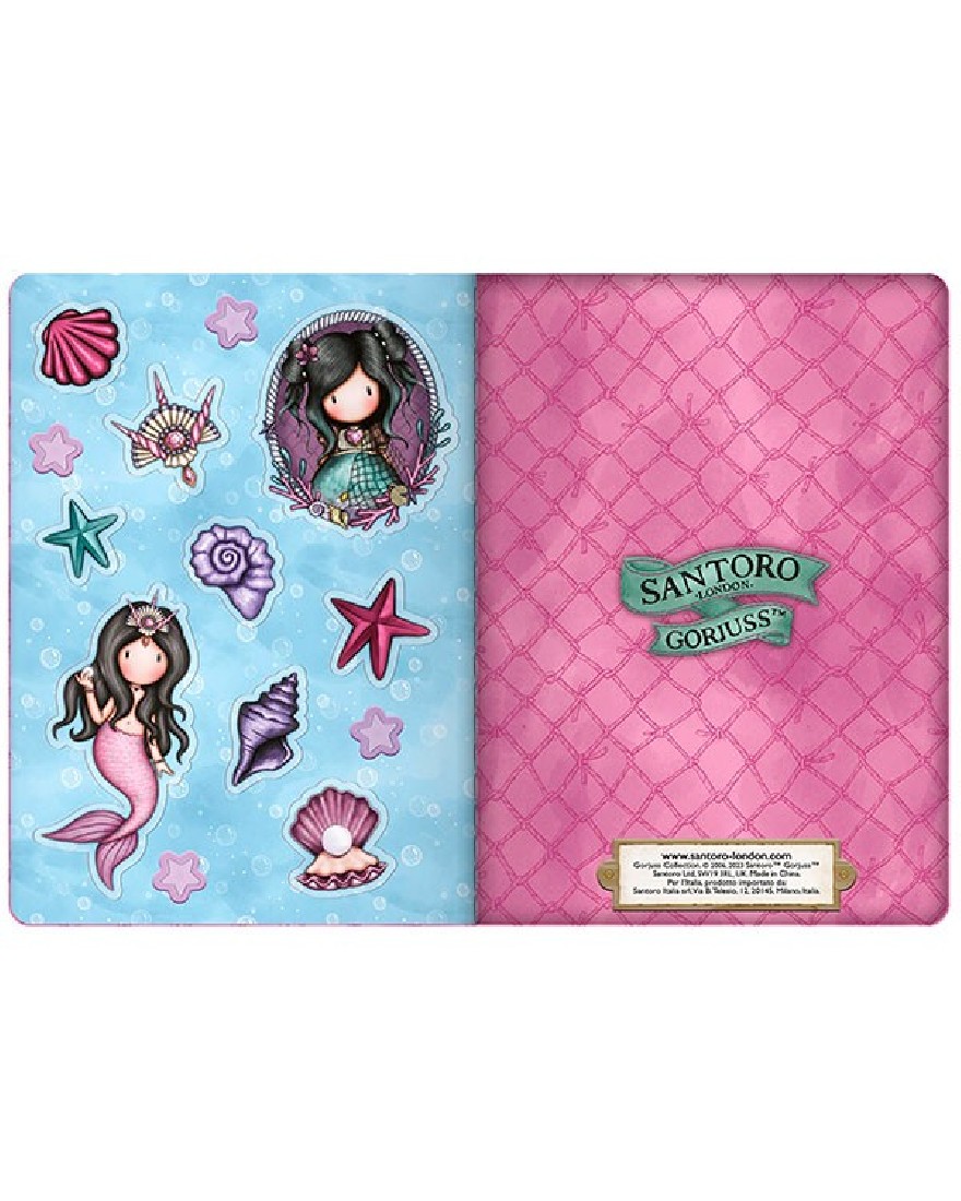 Σημειωματάριο με αυτοκόλλητα The World Is Your Oyster (Making Waves) 947GJ06 Santoro Gorjuss