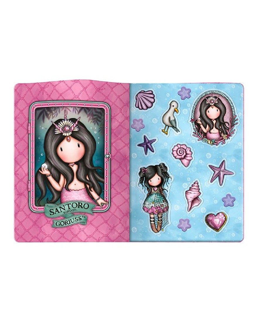 Σημειωματάριο με αυτοκόλλητα The World Is Your Oyster (Making Waves) 947GJ06 Santoro Gorjuss