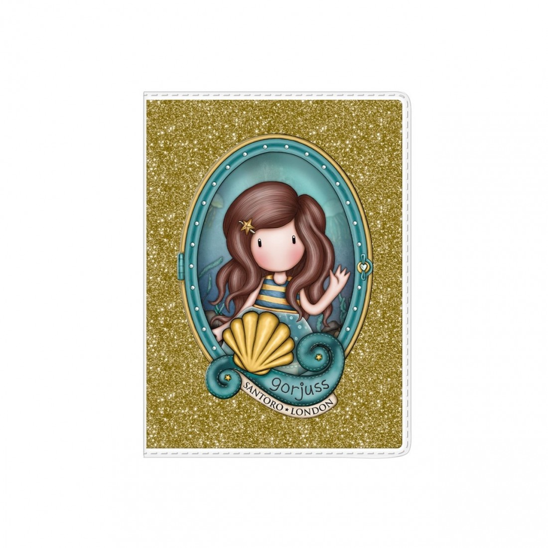 Mini Σημειωματάριο με glitter Deep Secrets (Making Waves) 843GJ10 Santoro Gorjuss