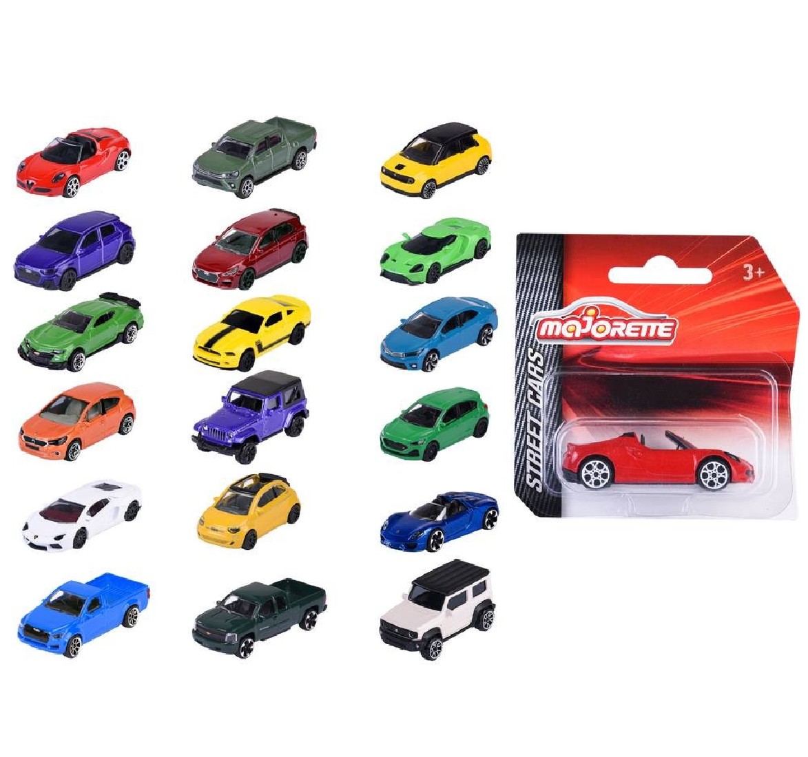 Μινιατούρα Μεταλλικό Αυτοκινητάκι Street Cars 601000 Majorette