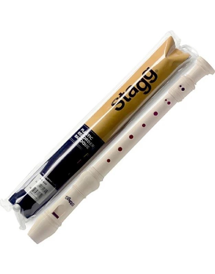 STAGG Rec-Bar Φλογέρα Σοπράνο Baroque Πλαστική M12ST00000