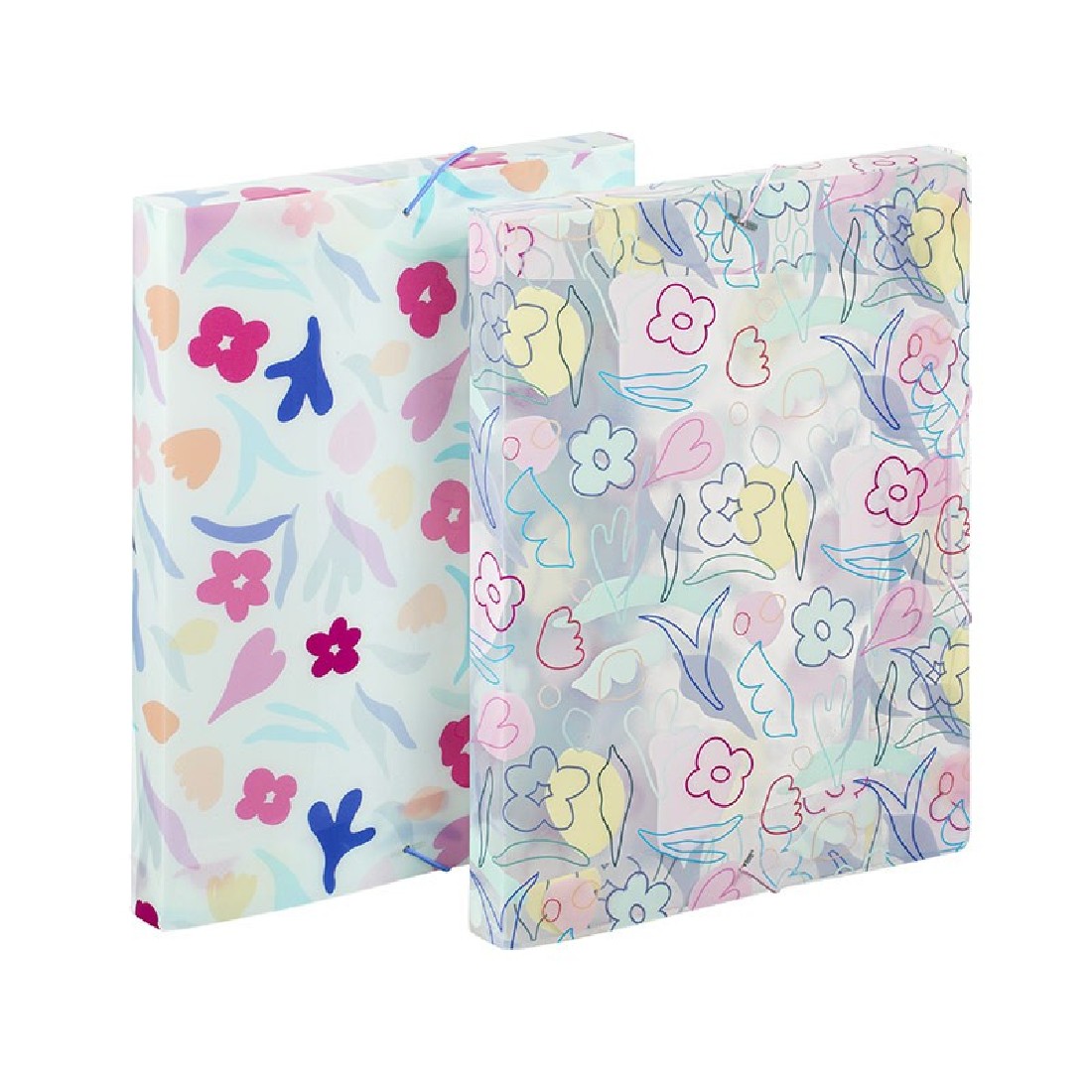 Κουτί με λάστιχο 24.5x32.7cm Blossom 3.0mm ράχη PP 213385 VIQUEL