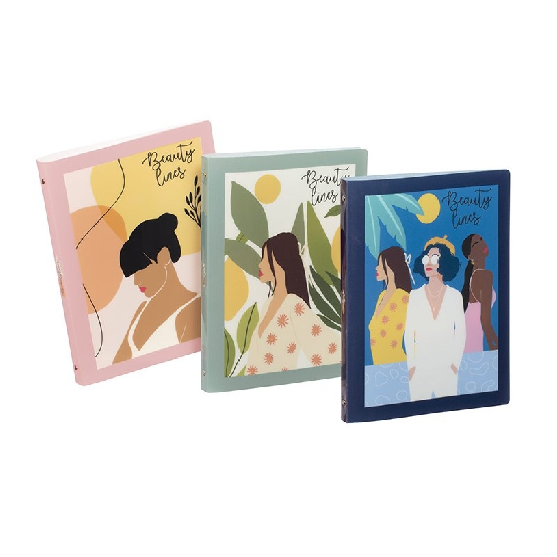 Κλασέρ Α4 Beauty Lines (4 κρίκους)2.5mm ράχη PP 609376 VIQUEL