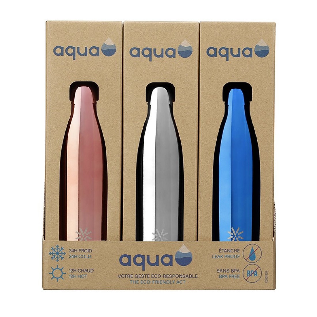 Παγούρι Θερμός 500ml Aqua Metal 012620 Viquel