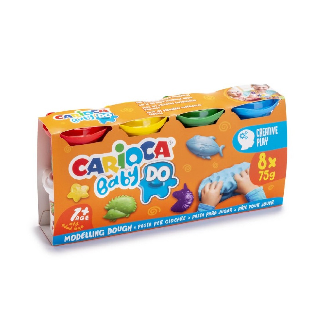 Carioca Πλαστοζυμαράκια Baby 8τμχ 75gr 43180