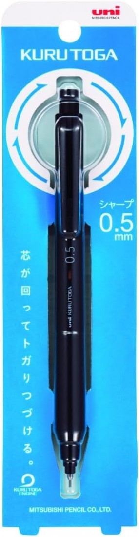 Mitsubishi Mechanical Pencil Kuru toga KS 0.5mm Black M5-KS1P.24