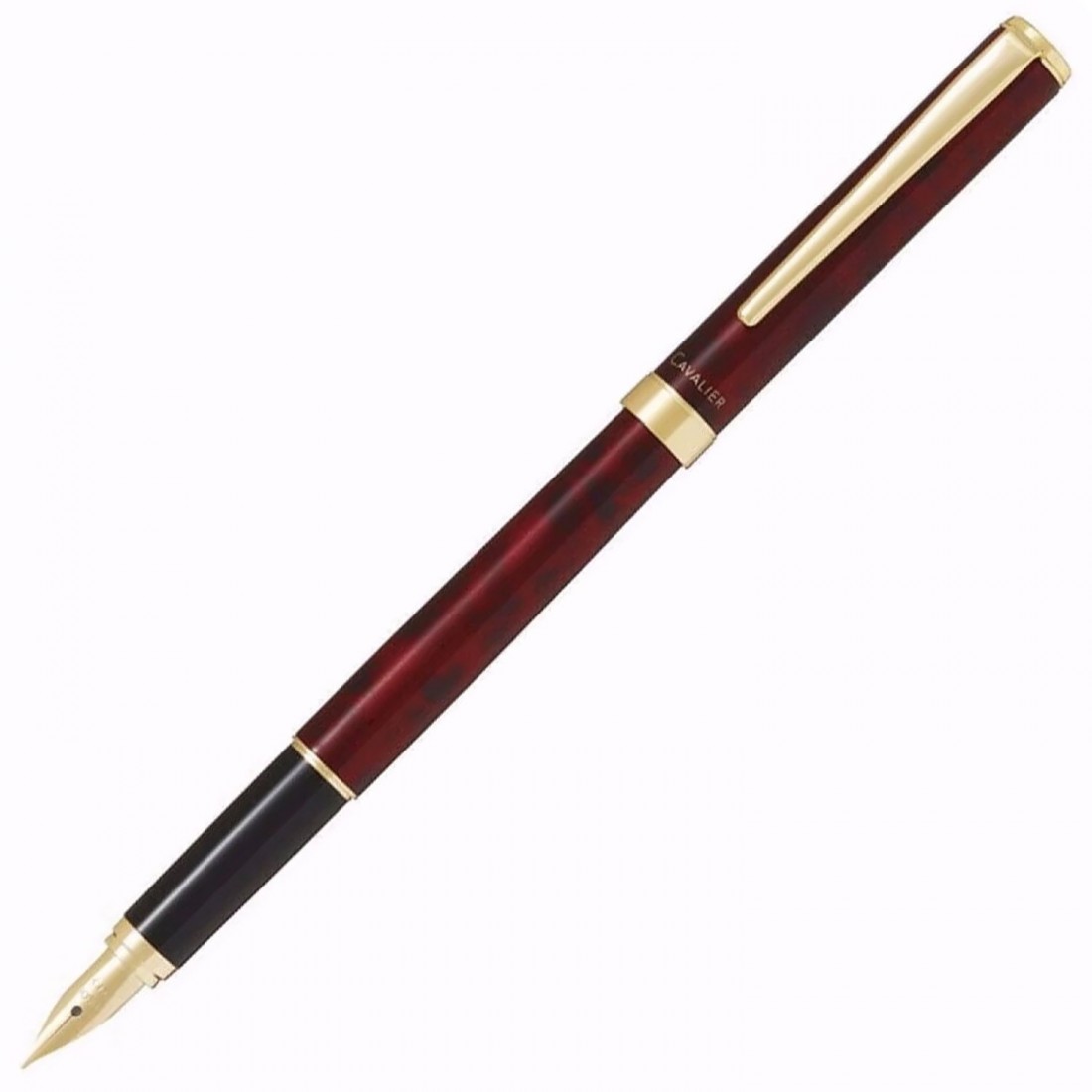 Pilot Cavalier Red Black GT Fountain Pen FCAN-5SR-BRF