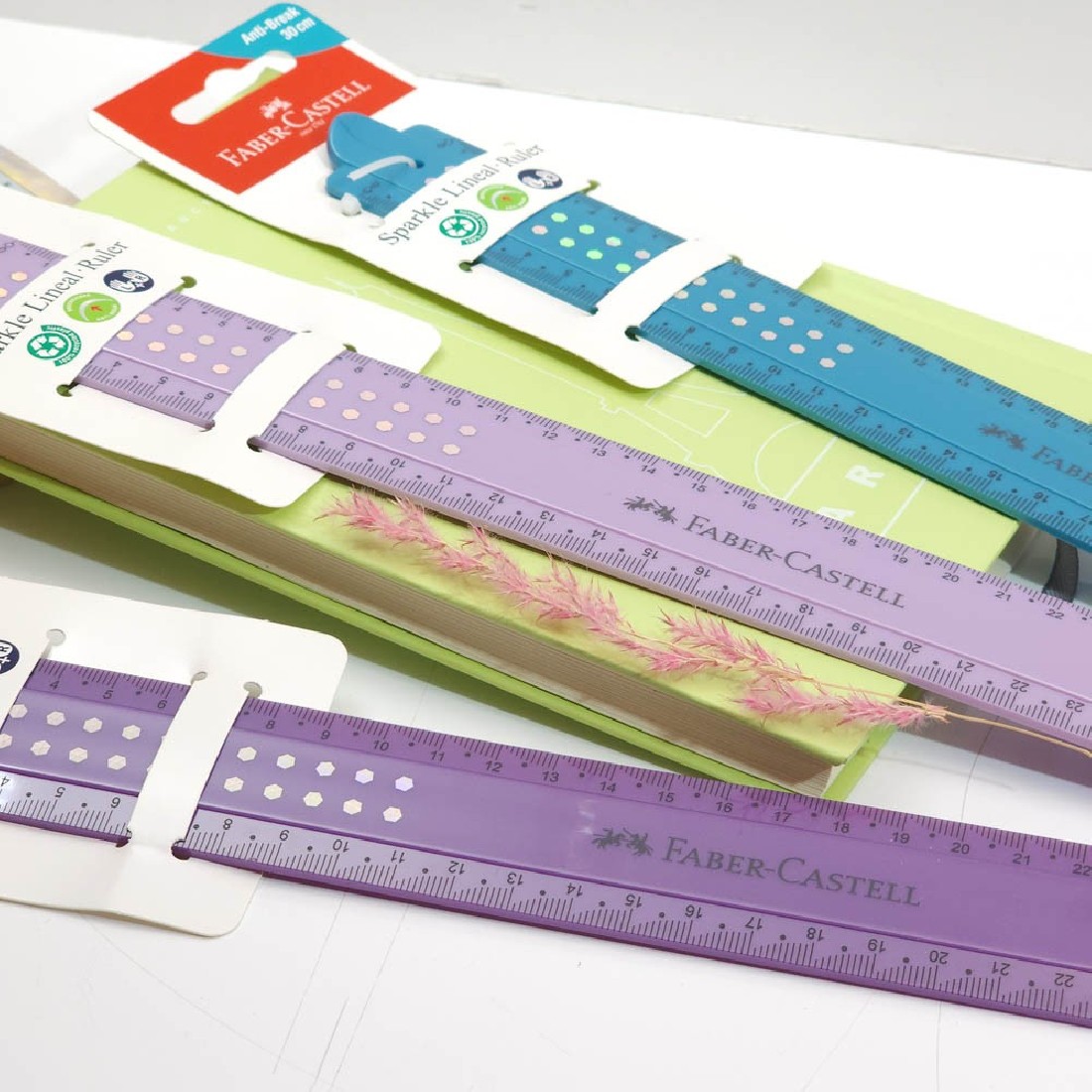 Faber Castell Ruler 30 cm Sparkle, break resistant 172030
