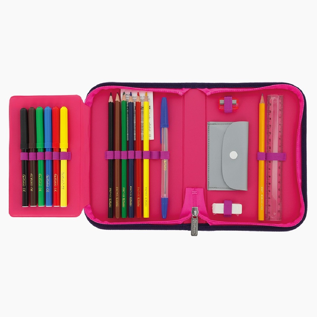 Κασετίνα κενή flap (4 σχέδια) 50046355 Herlitz