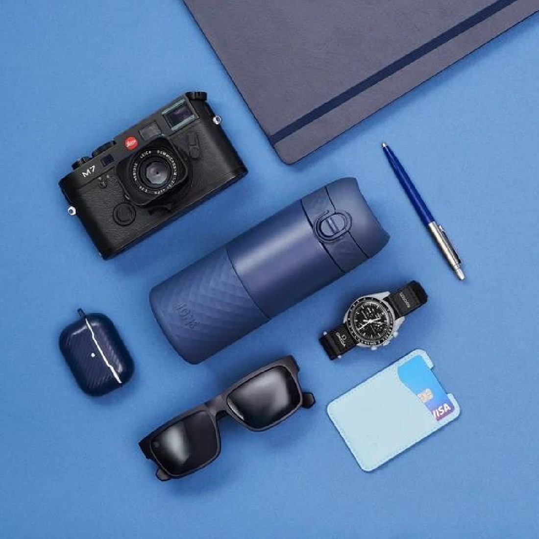 Παγούρι Μεταλλικό Θερμός 360ml Ash Navy ION8