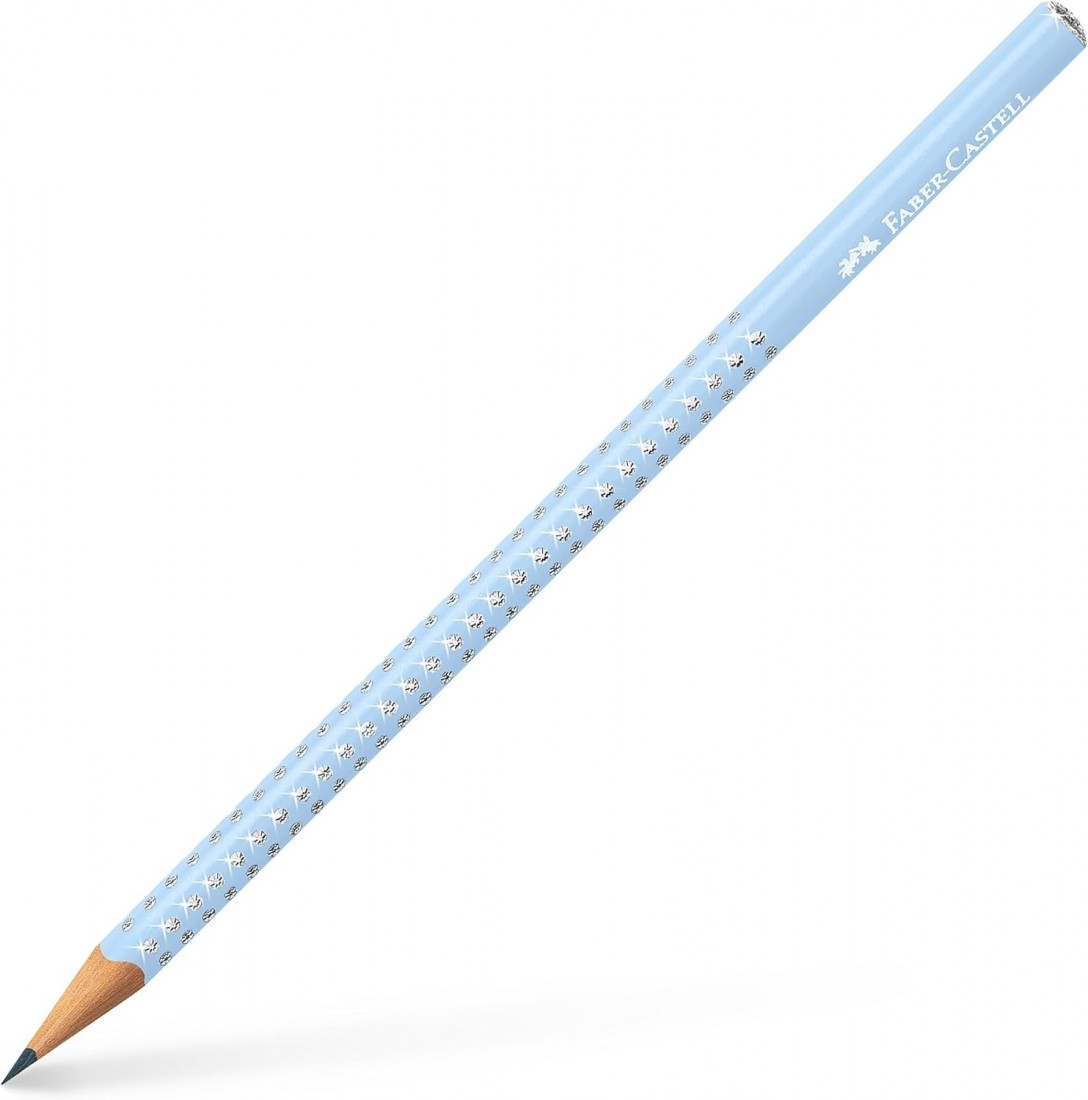 Βlister Set Sparkle 2 Μολύβια με Γόμα και Ξύστρα Σιέλ  218471 Faber Castell