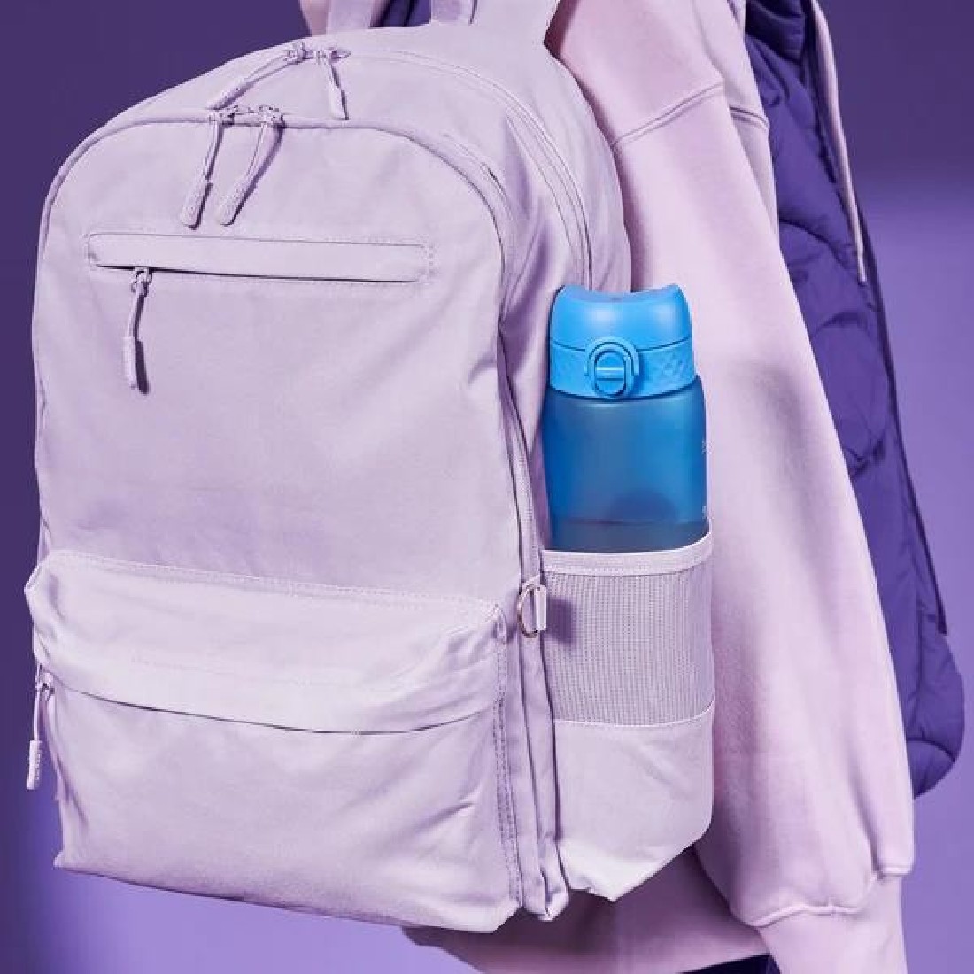 Παγούρι πλαστικό Quench 1000ml Blue / Pink Motivator ION8
