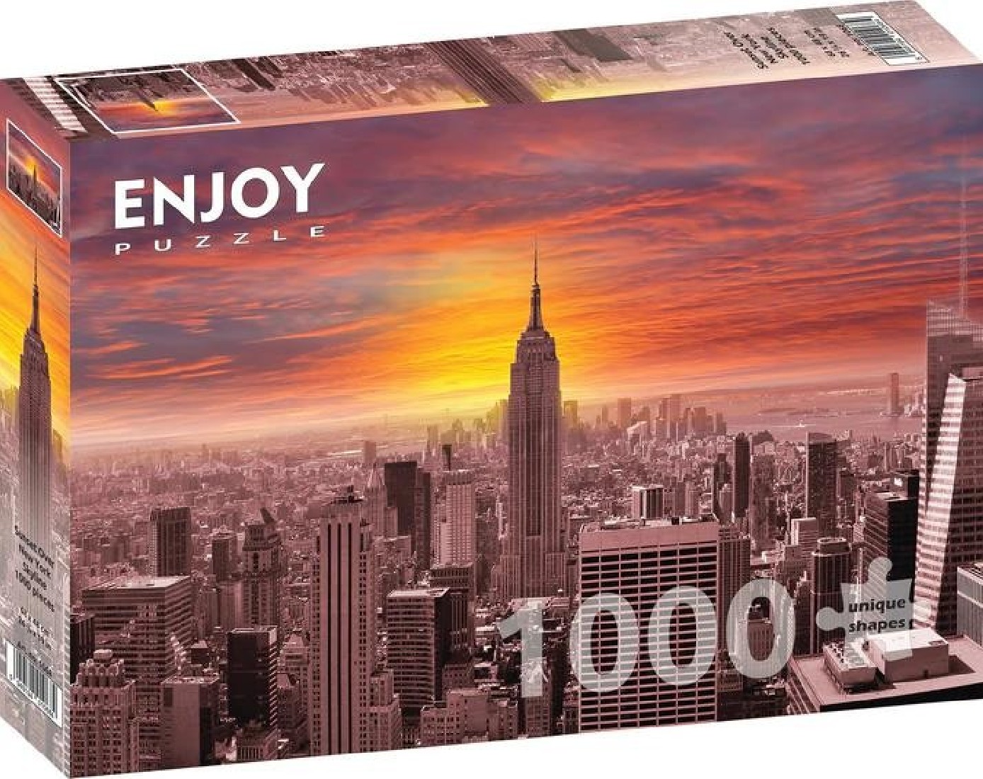 Puzzle 1000τμχ. Sunset Over New York Skyline (1068) Enjoy Puzzle