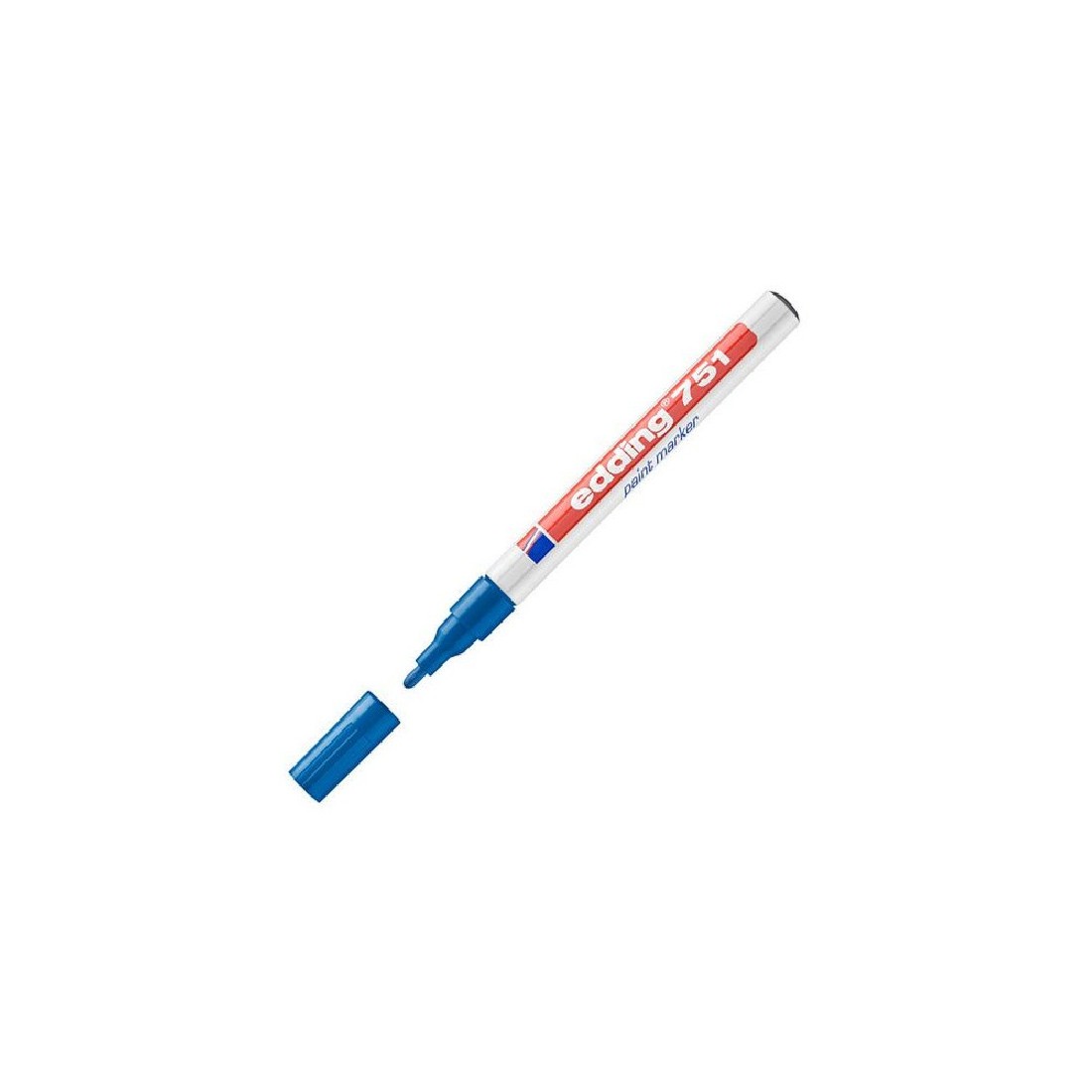 Μαρκαδόρος Ανεξίτηλος Paint Marker 1-2mm 751 Blue Edding