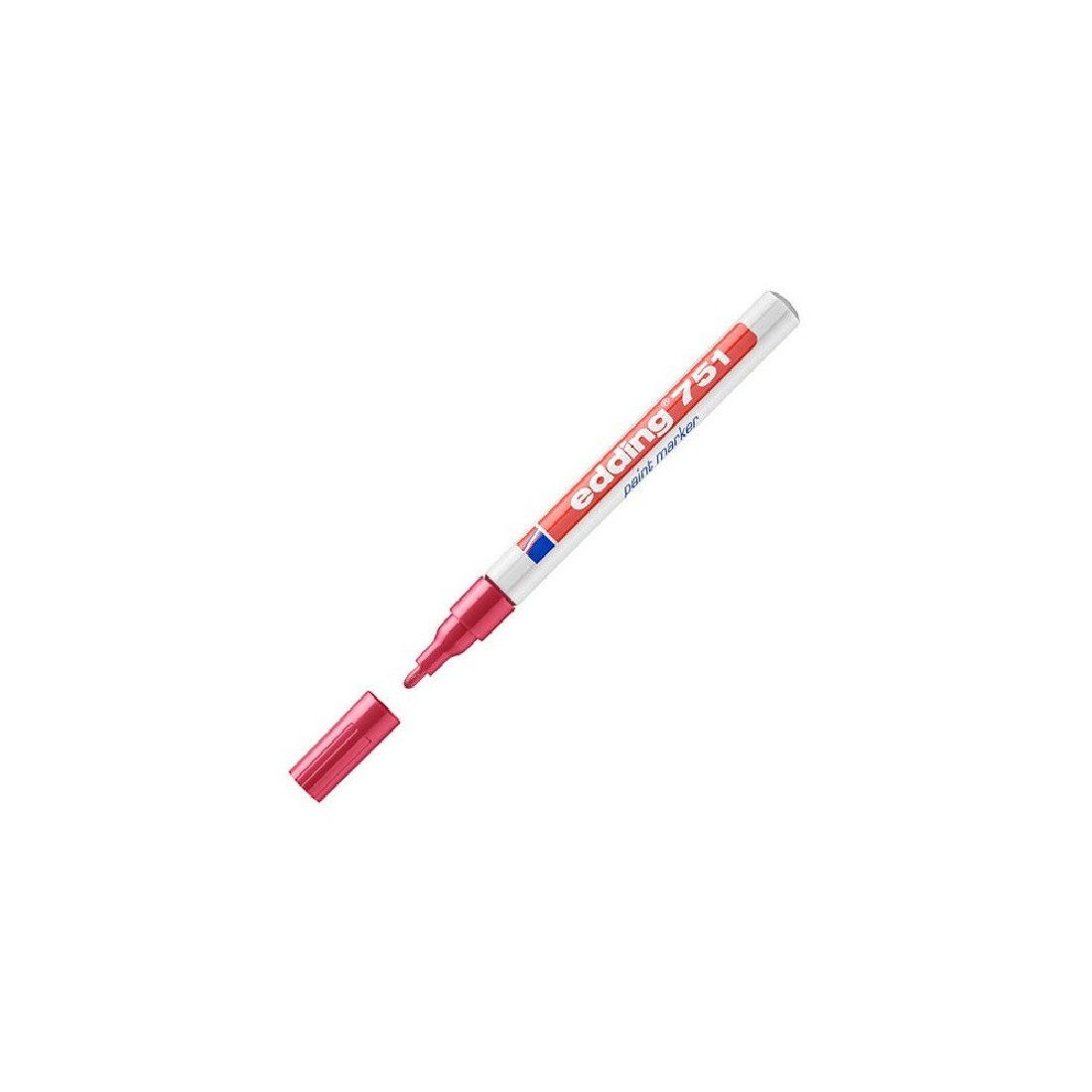 Μαρκαδόρος Ανεξίτηλος Paint Marker 1-2mm 751 Red Edding
