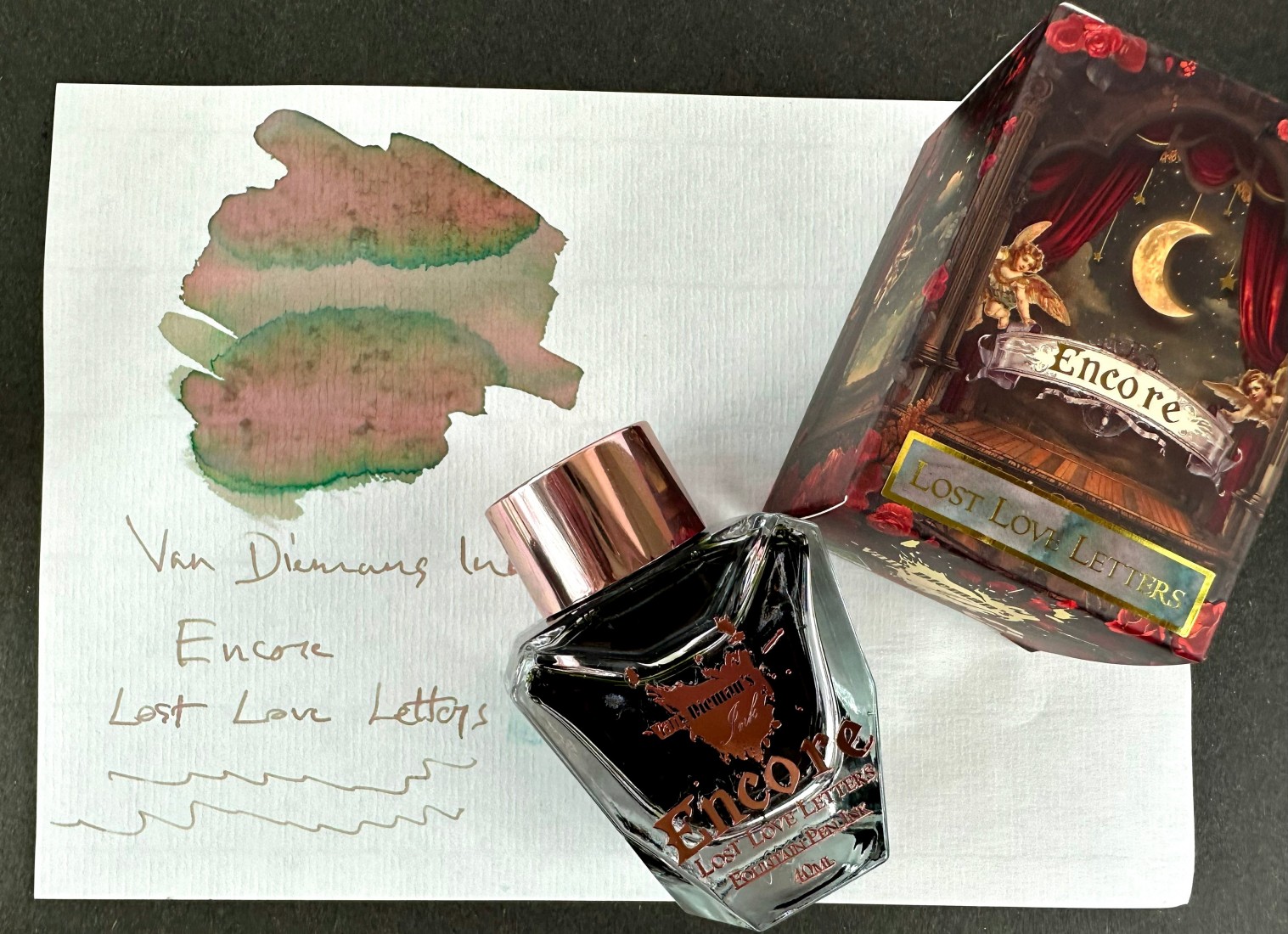 Van Diemans Encore Lost Love Letters 40ml Fountain Pen Ink