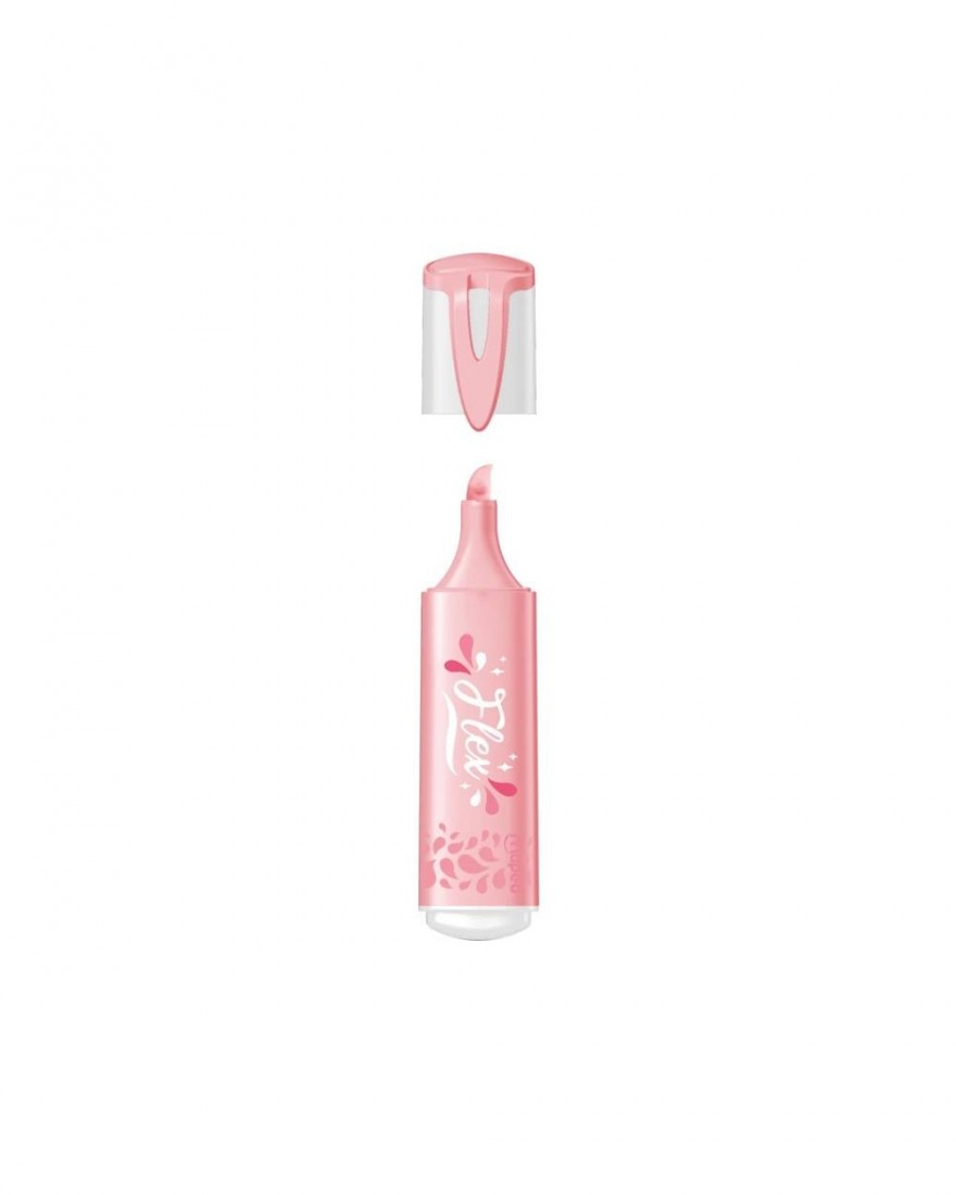Μαρκαδόρος Υπογράμμισης Flex Pastel Lettering Παστέλ Ροζ  740310 Maped