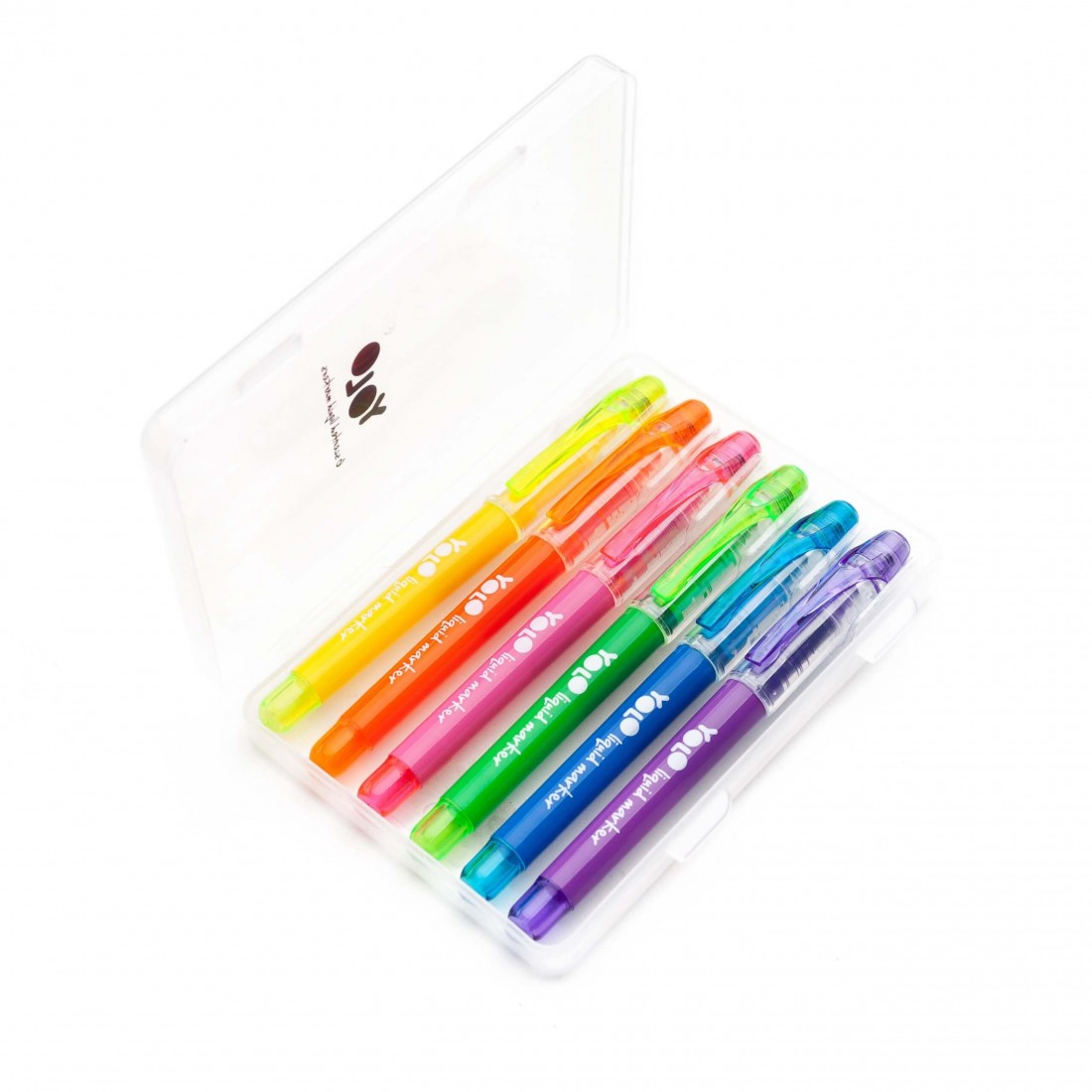 Σετ 6 Μαρκαδόροι Υπογράμμισης Rainbow 90905 Yolo
