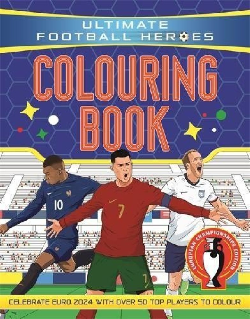 ULTIMATE FOOTBALL HEROES COLOURING BOOK :
