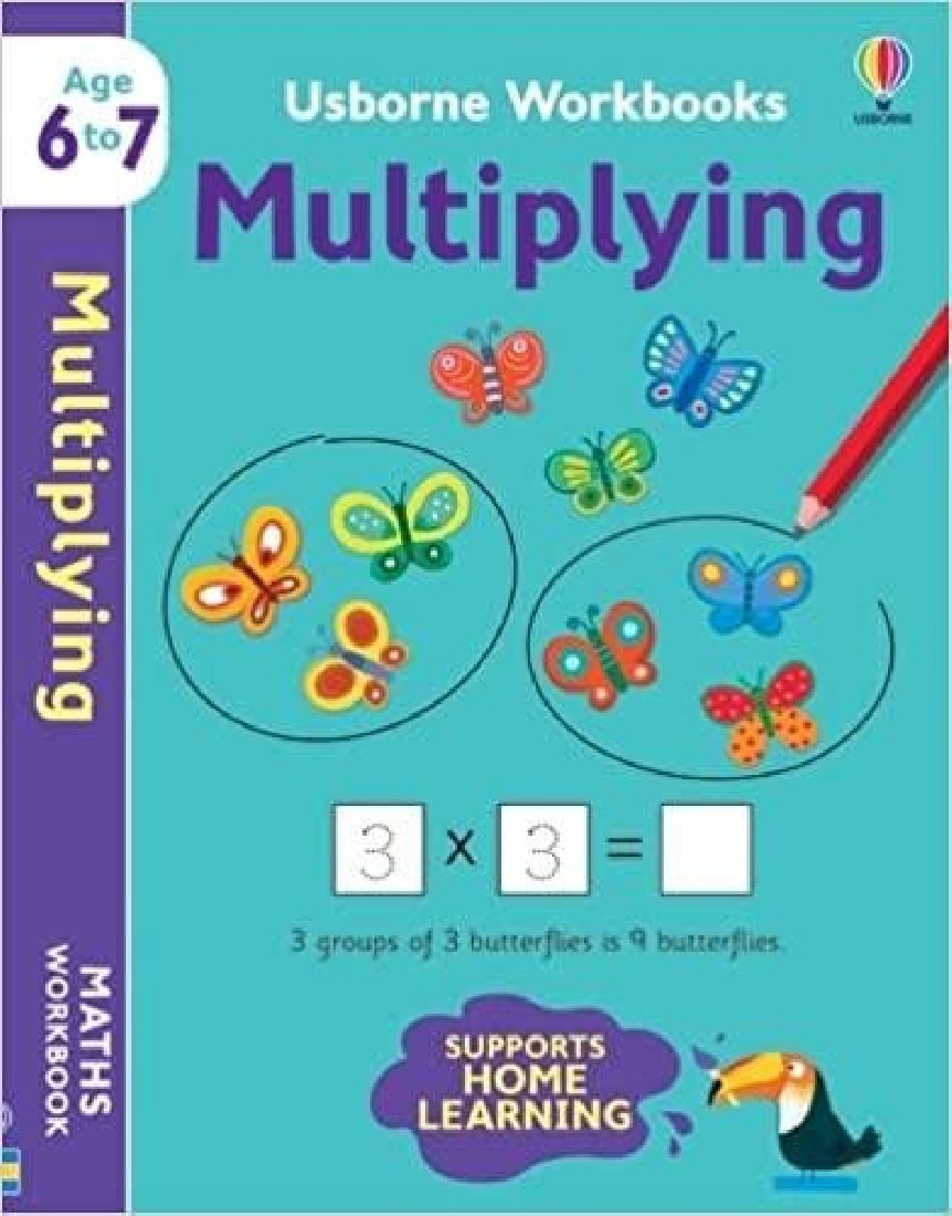USBORNE WORKBOOKS MULTIPLYING 6-7 PB